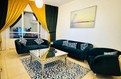 Apartment - 3 Bedrooms - 3 Bathrooms for rent in Beach Tower 1 - Al Khan Lagoon - Al Khan - Sharjah