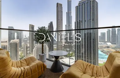 شقة - 3 غرف نوم - 4 حمامات للايجار في برج التاج - وسط مدينة دبي - دبي