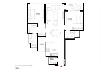 Apartment - 2 Bedrooms - 2 Bathrooms for sale in Sobha Hartland Waves Opulence - Sobha Hartland - Mohammed Bin Rashid City - Dubai