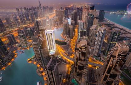 Apartment - 1 Bedroom - 2 Bathrooms for sale in Pelagos by IGO - Dubai Marina - Dubai