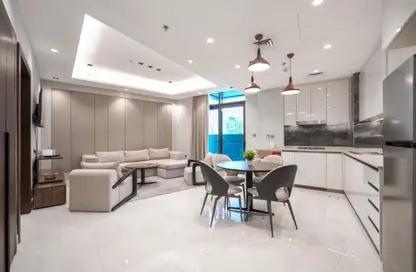 شقة - غرفة نوم - 2 حمامات للايجار في برج النبلاء - الخليج التجاري - دبي