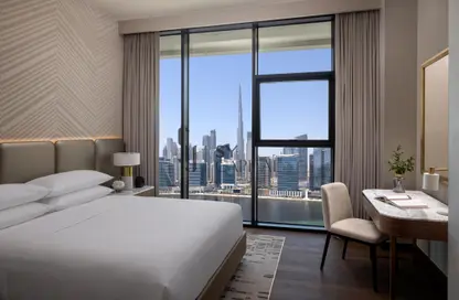 Apartment - 1 Bedroom - 2 Bathrooms for rent in Intercontinental Residences Business Bay - Business Bay - Dubai