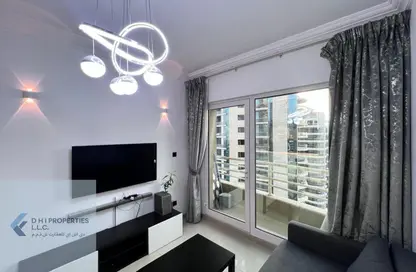 شقة - غرفة نوم - 2 حمامات للايجار في برج مانشستر - دبي مارينا - دبي