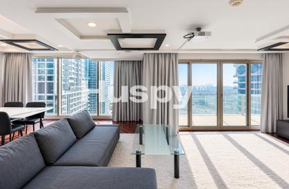 Apartment - 1 - 2 for rent in Lake View Tower - JLT Cluster B - Jumeirah Lake Towers - Dubai