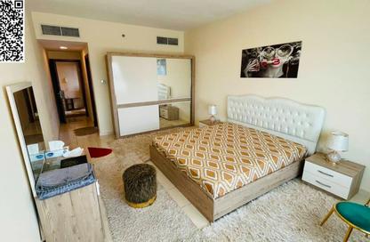 Apartment - 1 Bedroom - 2 Bathrooms for rent in Orient Tower 1 - Orient Towers - Al Bustan - Ajman