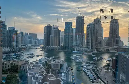 Apartment - 3 Bedrooms - 4 Bathrooms for rent in Al Mass Tower - Dubai Marina Towers - Dubai Marina - Dubai