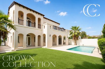 Villa - 5 - 6 for rent in Sienna Lakes - Jumeirah Golf Estates - Dubai