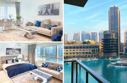 Apartment - 2 - 2 for rent in Marina Quays North - Marina Quays - Dubai Marina - Dubai