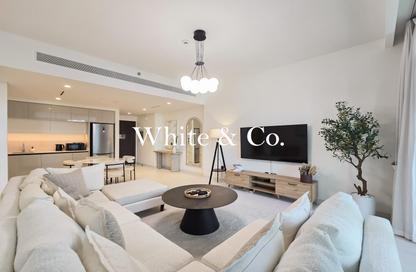 شقة - غرفة نوم - 2 حمامات للايجار في برج Marina Vista 2 - مارينا فيستا - إعمار بيتشفرونت - دبي هاربور - دبي