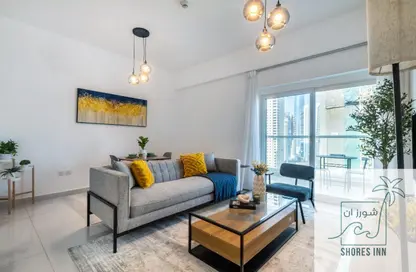 شقة - غرفة نوم - 2 حمامات للايجار في برج كنتننتال - دبي مارينا - دبي