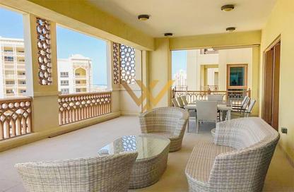 Apartment - 3 Bedrooms - 4 Bathrooms for rent in Marina Residences 1 - Marina Residences - Palm Jumeirah - Dubai