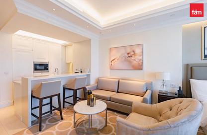 Apartment - Studio - 1 for rent in Kempinski Blvd (The address Blvd) - Downtown Dubai - Dubai