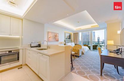 Apartment - Studio - 1 for rent in Kempinski Blvd (The address Blvd) - Downtown Dubai - Dubai