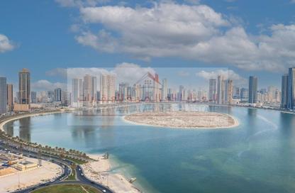 Apartment - 3 - 3 for rent in Beach Tower 1 - Al Khan Lagoon - Al Khan - Sharjah