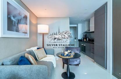 Apartment - Studio - 1 Bathroom for rent in Damac Maison Prive A - Damac Maison Prive - Business Bay - Dubai