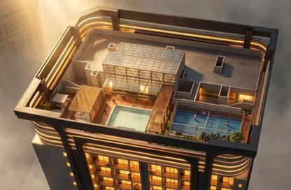 Apartment - 3 Bedrooms - 3 Bathrooms for sale in Rockhill Tower by Rockhill - Al Alia - Ajman
