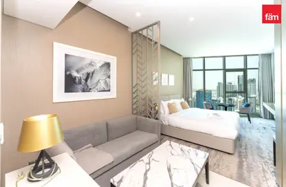 Apartment - 1 Bathroom for rent in Damac Maison Prive B - Damac Maison Prive - Business Bay - Dubai