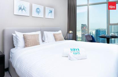 Apartment - Studio - 1 Bathroom for rent in Damac Maison Prive B - Damac Maison Prive - Business Bay - Dubai