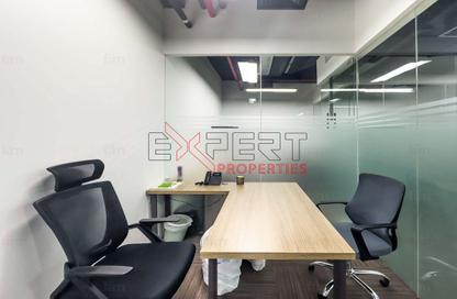 Office Space - Studio - 1 Bathroom for rent in Grosvenor Office Tower - Business Bay - Dubai