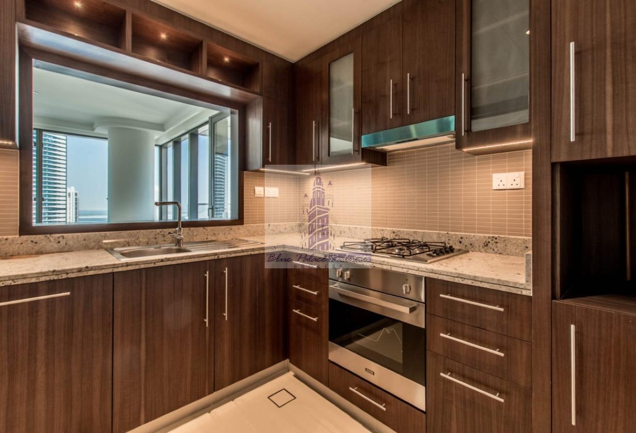 Three Bedroom Burj view High floor unfurnished photo 6