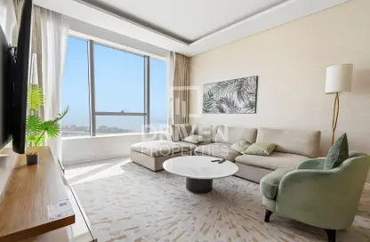 Apartment - 1 Bedroom - 2 Bathrooms for rent in The Palm Tower - Palm Jumeirah - Dubai
