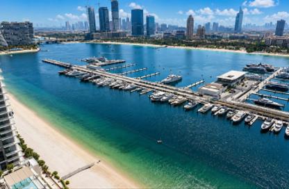 شقة - 3 - 3 للايجار في برج Marina Vista 1 - مارينا فيستا - إعمار بيتشفرونت - دبي هاربور - دبي