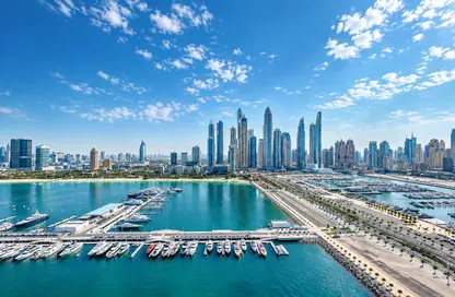 شقة - 3 غرف نوم - 3 حمامات للايجار في برج Marina Vista 1 - مارينا فيستا - إعمار بيتشفرونت - دبي هاربور - دبي