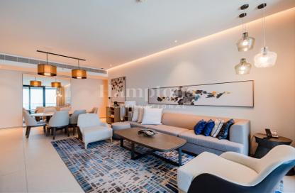 Apartment - 3 Bedrooms - 3 Bathrooms for rent in Jumeirah Gate Tower 2 - The Address Jumeirah Resort and Spa - Jumeirah Beach Residence - Dubai