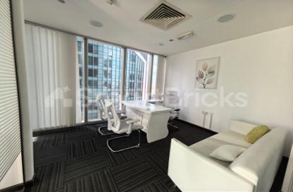Office Space - Studio - 1 Bathroom for rent in The Prism - Business Bay - Dubai