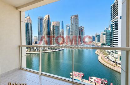 Apartment - 1 - 2 for rent in Marina View Tower B - Marina View - Dubai Marina - Dubai