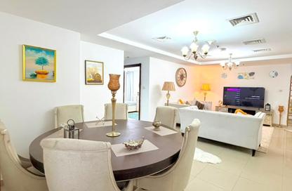 Apartment - 2 Bedrooms - 2 Bathrooms for rent in Beach Tower 2 - Al Khan Lagoon - Al Khan - Sharjah