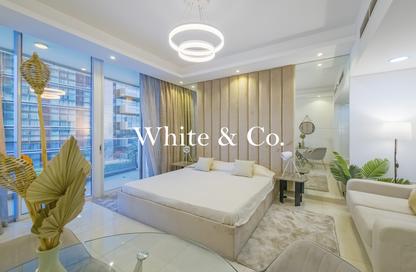 Apartment - Studio - 1 Bathroom for rent in Waves Tower - Business Bay - Dubai