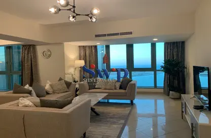 شقة - 2 غرف نوم - 4 حمامات للايجار في كابيتال بلازا A - كابيتال بلازا - شارع الكورنيش - أبوظبي