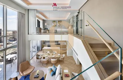 بنتهاوس - 2 غرف نوم - 3 حمامات للبيع في شقق الماريوت اكزيكتيف - جنوب البرشاء - البرشاء - دبي