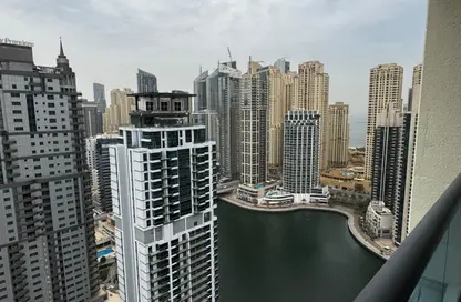شقة - 1 حمام للايجار في برج الزمان والمكان - دبي مارينا - دبي