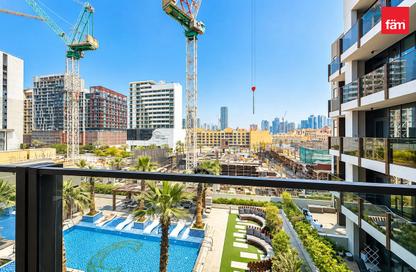 Apartment - 1 - 2 for rent in Chaimaa Avenue 1 - Chaimaa Avenue Residences - District 13 - Jumeirah Village Circle - Dubai
