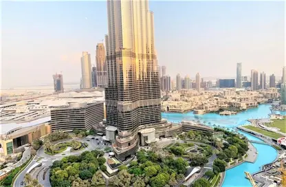 شقة - غرفة نوم - 2 حمامات للايجار في برج فيستا - برج فيستا - وسط مدينة دبي - دبي