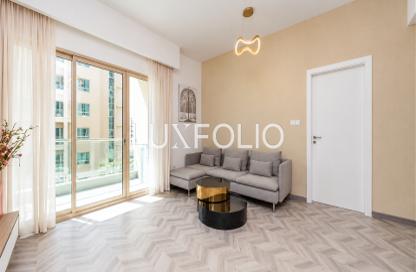 Apartment - 1 - 1 for rent in Al Dhafra 3 - Al Dhafra - Greens - Dubai