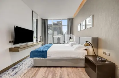 Apartment - Studio - 1 Bathroom for rent in Damac Maison Prive A - Damac Maison Prive - Business Bay - Dubai