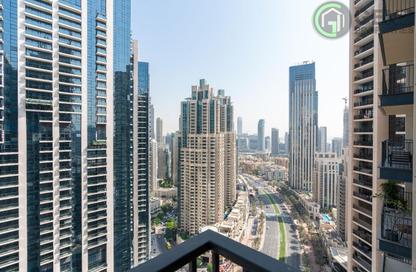 شقة - غرفة نوم - 2 حمامات للايجار في مرتفعات بوليفارد برج 2 - مرتفعات بوليفارد - وسط مدينة دبي - دبي