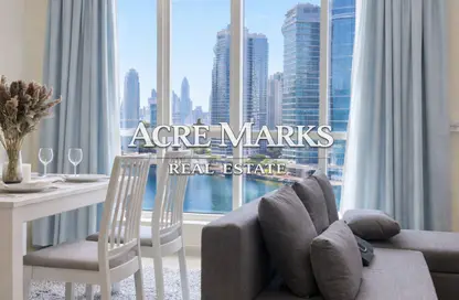 Apartment - 2 Bedrooms - 3 Bathrooms for rent in Lake Point Tower - JLT Cluster N - Jumeirah Lake Towers - Dubai