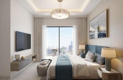 Apartment - 2 Bedrooms - 3 Bathrooms for sale in Tower C1 - Ajman Pearl Towers - Ajman Downtown - Ajman