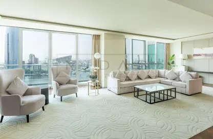 Penthouse - 3 Bedrooms - 4 Bathrooms for rent in Intercontinental Residence Suites - Marsa Plaza - Dubai Festival City - Dubai