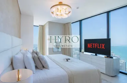 شقة - 2 غرف نوم - 3 حمامات للايجار في برج بوابه جميرا 1 - العنوان منتجع وسبا جميرا - جميرا بيتش ريزيدنس - دبي