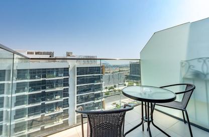 Apartment - Studio - 1 Bathroom for rent in Azizi Riviera 43 - Azizi Riviera - Meydan One - Meydan - Dubai
