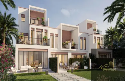 Townhouse - 4 Bedrooms - 4 Bathrooms for sale in Costa Brava 1 - Costa Brava at DAMAC Lagoons - Damac Lagoons - Dubai