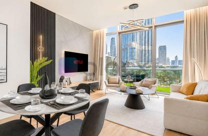Apartment - 1 Bedroom - 2 Bathrooms for rent in Burj Vista Tower 1 - Burj Vista - Downtown Dubai - Dubai