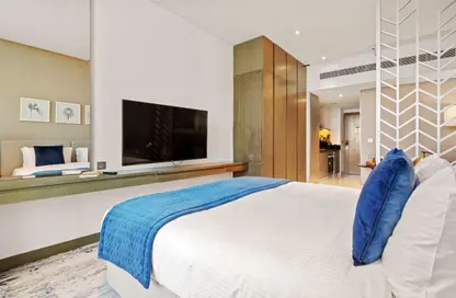 Apartment - Studio - 1 Bathroom for rent in Damac Maison Prive - Business Bay - Dubai