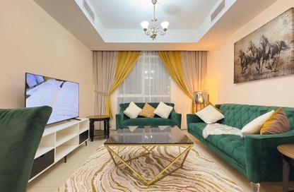 Apartment - 1 Bedroom - 2 Bathrooms for rent in Beach Tower 1 - Al Khan Lagoon - Al Khan - Sharjah
