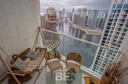 Apartment - 1 Bedroom - 2 Bathrooms for rent in Damac Maison Prive B - Damac Maison Prive - Business Bay - Dubai